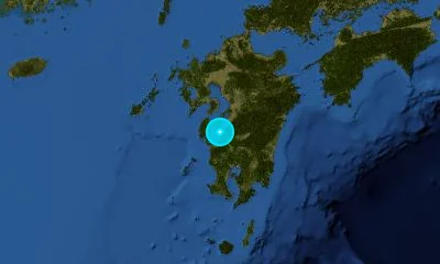 9 km W of Honmachi, Japan