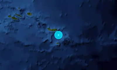 17 km NNW of Naze, Japan