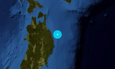 1672 km ESE of Hobart, Australia