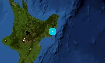 176 km NNW of Invercargill, F8, New Zealand