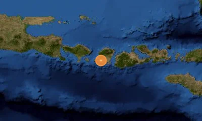 34 km NNE of Ruteng, Indonesia