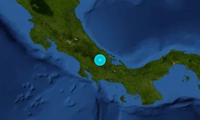 17 km N of David, Panama